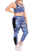 Load image into Gallery viewer, Plus Size Yoga Sports Bra Fitness Suit