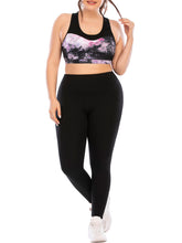 Load image into Gallery viewer, Fitness Sports Bra Plus Size Yoga Suit