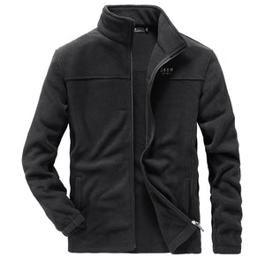 Men'S Autumn Stand-Up Collar Zipper Comfortable Soft Top