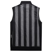 Load image into Gallery viewer, Men&#39;S Summer Fashion Striped Stand Collar Outdoor Casual Vest