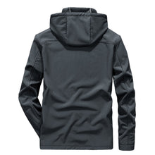 Load image into Gallery viewer, Men&#39;S Outdoor Plus Fleece Warm Windproof And Rainproof Jacket