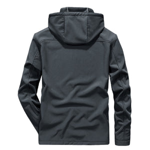 Men'S Outdoor Plus Fleece Warm Windproof And Rainproof Jacket