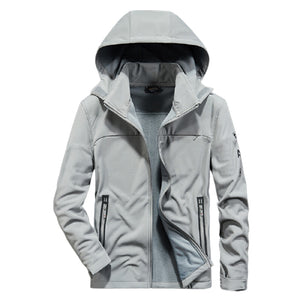 Men'S Outdoor Plus Fleece Warm Windproof And Rainproof Jacket