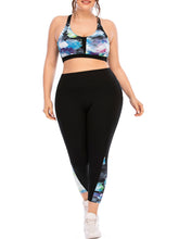 Load image into Gallery viewer, Plus Size Yoga Wear Tight Bra Sports Two-piece Suit