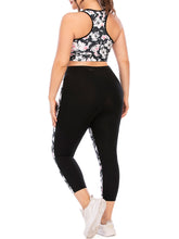 Load image into Gallery viewer, Plus Size Yoga Clothes Printed Fitness Sports Suit