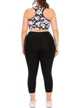 Load image into Gallery viewer, Plus Size Yoga Clothes Printed Fitness Sports Suit