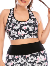 Load image into Gallery viewer, Plus Size Yoga Clothes Printed Fitness Sports Suit