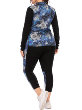 Load image into Gallery viewer, Plus Size Yoga Wear Long Sleeve Sports Top Fitness Suit