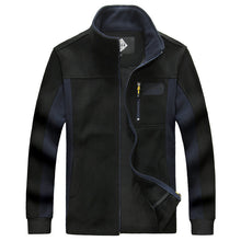 Load image into Gallery viewer, Winter Men&#39;S Casual Plus Velvet Zipper Stand Collar Jacket