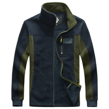 Load image into Gallery viewer, Winter Men&#39;S Casual Plus Velvet Zipper Stand Collar Jacket