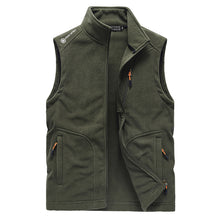 Load image into Gallery viewer, Men&#39;S Spring And Autumn Sleeveless Fleece Outdoor Sports Vest