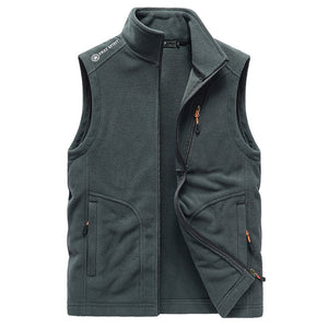 Men'S Spring And Autumn Sleeveless Fleece Outdoor Sports Vest