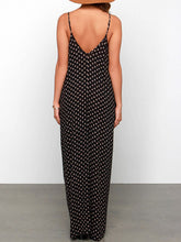 Load image into Gallery viewer, Women Beach Polka Dot V-Neck Pockets Sling Maxi Dress