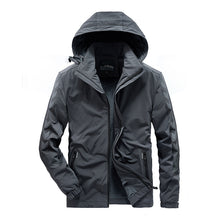 Load image into Gallery viewer, Autumn And Winter Men&#39;S Plush Thick Hooded Multi-Pocket Jacket