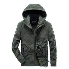 Load image into Gallery viewer, Autumn And Winter Men&#39;S Plush Thick Hooded Multi-Pocket Jacket