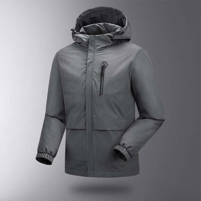 Thin Outdoor Men'S Waterproof And Windproof Jacket