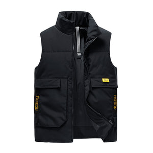 Men'S Youth Hooded Sports And Leisure Vest