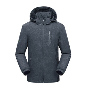 Outdoor Printed Men'S Waterproof, Windproof And Wear-Resistant Jacket