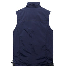 Load image into Gallery viewer, Men&#39;S Outdoor Leisure Waistcoat Stand-Up Collar Fishing Vest