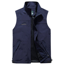 Load image into Gallery viewer, Men&#39;S Outdoor Leisure Waistcoat Stand-Up Collar Fishing Vest