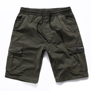 Summer Casual Men'S Cotton Loose Multi-Pocket Shorts