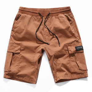 Summer Casual Men'S Cotton Loose Multi-Pocket Shorts