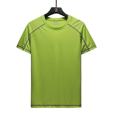 Men'S Summer Outdoor Large Size Loose Round Neck Sports T-Shirt