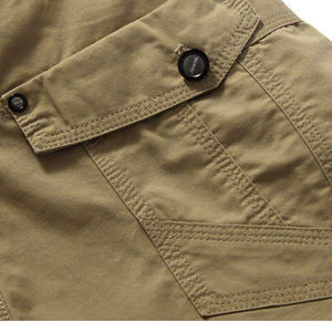 Summer Men'S Casual Cotton Five-Point Pants