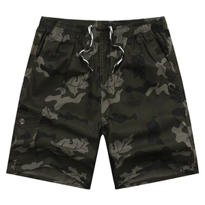 Summer Youth Men'S Camouflage Beach Five-Point Pants