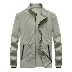 Men'S Spring And Autumn Stand-Collar Youth Stretch Casual Jacket