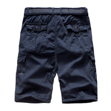 Load image into Gallery viewer, Men'S Summer Loose Cotton Multi-Pocket Casual Five-Point Pants