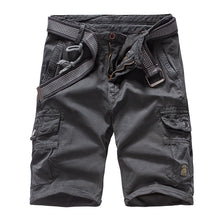 Load image into Gallery viewer, Men'S Summer Loose Cotton Multi-Pocket Casual Five-Point Pants