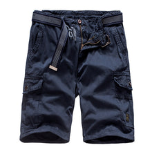 Load image into Gallery viewer, Men'S Summer Loose Cotton Multi-Pocket Casual Five-Point Pants