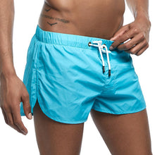 Load image into Gallery viewer, Home beach slim three-quarter split sports shorts