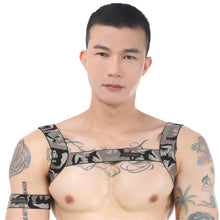 Load image into Gallery viewer, Camouflage tight sexy chest strap