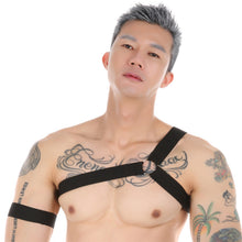 Load image into Gallery viewer, Slant shoulder tight sexy bondage belt