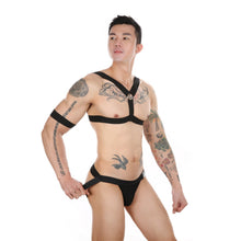 Load image into Gallery viewer, Erotic Y-shaped metal ring harness