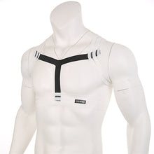 Load image into Gallery viewer, Black and white tight sexy chest strap