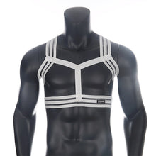 Load image into Gallery viewer, Black and white tight sexy chest strap