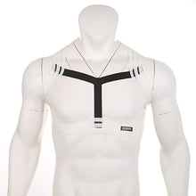 Load image into Gallery viewer, Black and white tight sexy chest strap