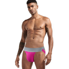 Load image into Gallery viewer, Rainbow color fitness sports mesh cotton breathable low waist double thong