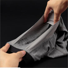 Load image into Gallery viewer, Ice silk 3D hammock mesh pocket U convex anti-walking gunmetal separation boxers