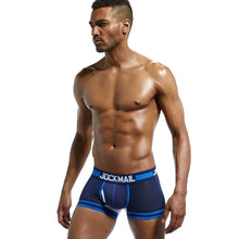 Load image into Gallery viewer, Sexy U-convex erotic mesh patchwork boxer briefs