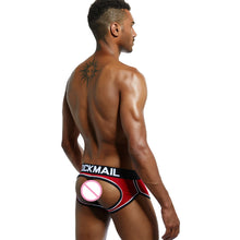 Load image into Gallery viewer, Cotton sexy buttocks exposed boxer briefs