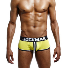 Load image into Gallery viewer, Cotton sexy buttocks exposed boxer briefs