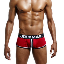 Load image into Gallery viewer, Cotton sexy buttocks exposed boxer briefs