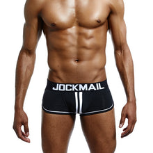Load image into Gallery viewer, Cotton sexy buttocks exposed boxer briefs