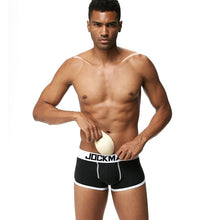 Load image into Gallery viewer, Front and back with cups cotton boxer shorts