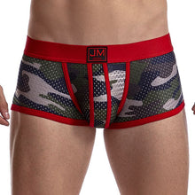 Load image into Gallery viewer, Sexy camouflage mesh breathable trendy boxer briefs