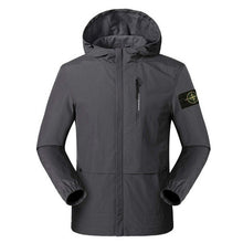 Load image into Gallery viewer, Men&#39;S Windproof And Waterproof Solid Color Outdoor Hooded Jacket